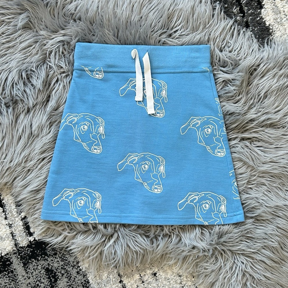 Bella‎ & Frank Drawcord Skirt Blue & White Size 8Y NEW